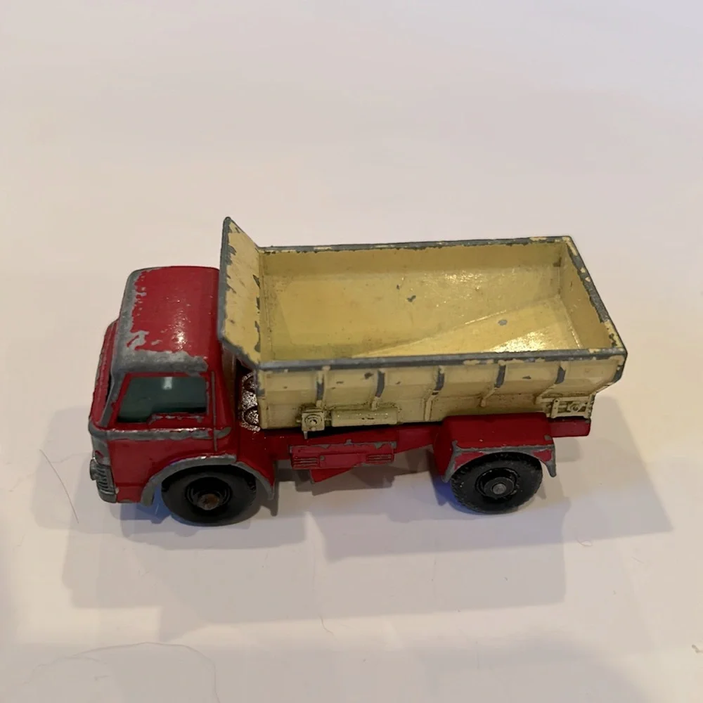 Matchbox 1966 Lesney Ford Grit Spreader #70 Red Yellow England - Picture 3 of 6